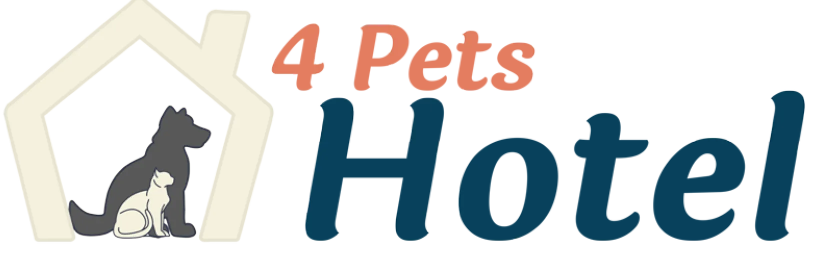 Logo 4pets hotel dla zwierząt Wrocław